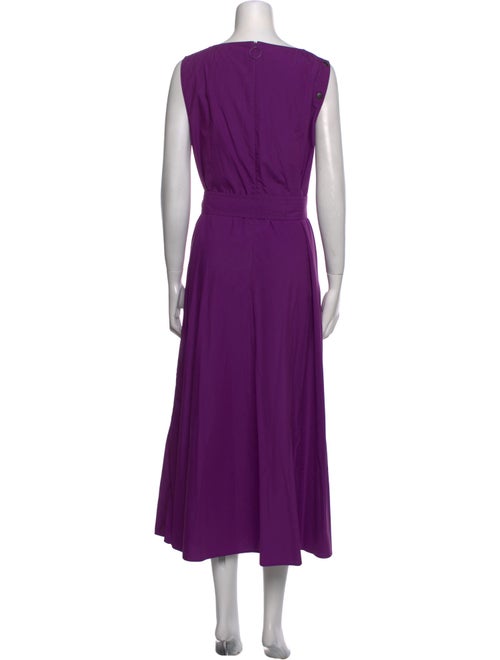 Akris Punto Scoop Neck Long Dress