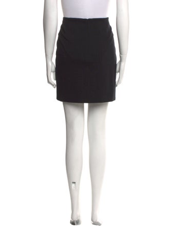 Akris Punto Pleated Accents Mini Skirt
