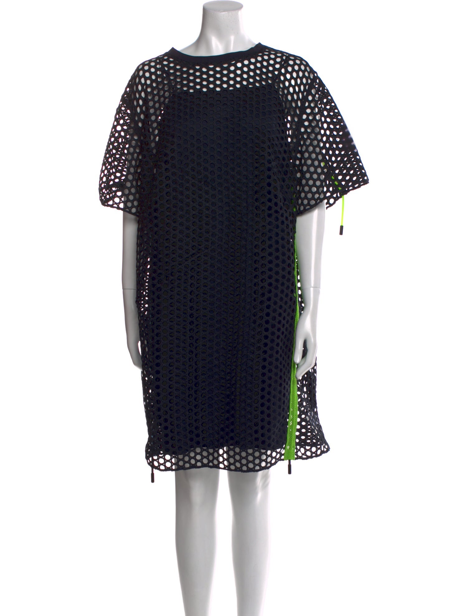 Akris Punto Polka Dot Print Mini Dress