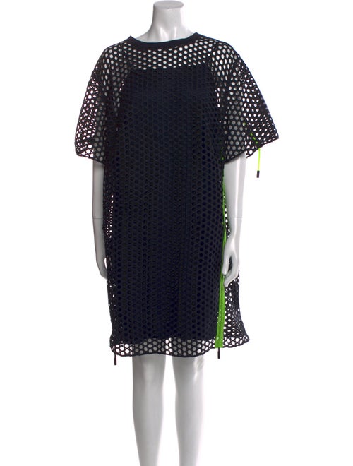 Akris Punto Polka Dot Print Mini Dress