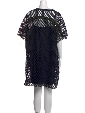 Akris Punto Polka Dot Print Mini Dress