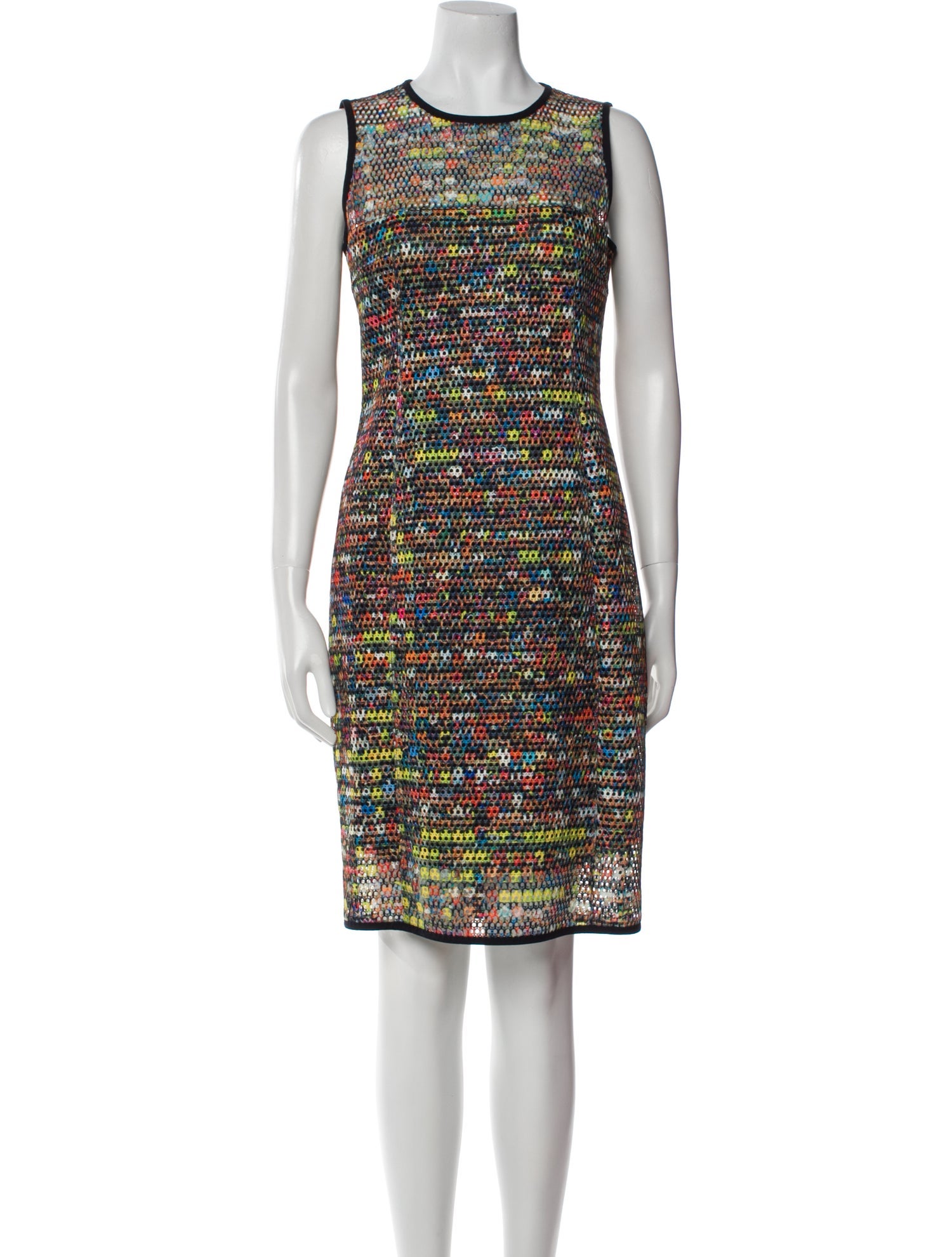 Akris Punto Printed Knee-Length Dress