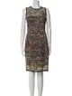 Akris Punto Printed Knee-Length Dress