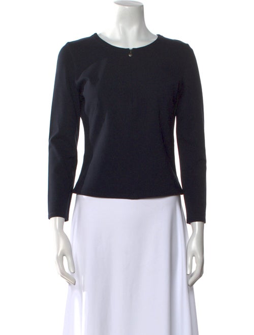 Akris Punto Bateau Neckline Three-Quarter Sleeve Top