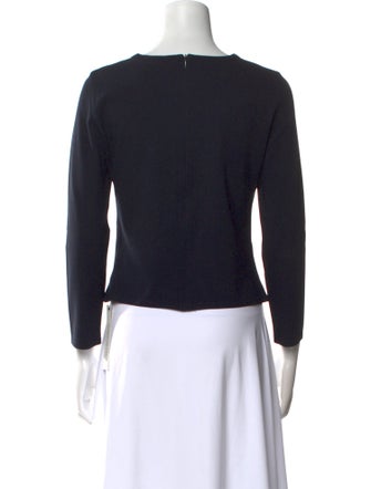 Akris Punto Bateau Neckline Three-Quarter Sleeve Top