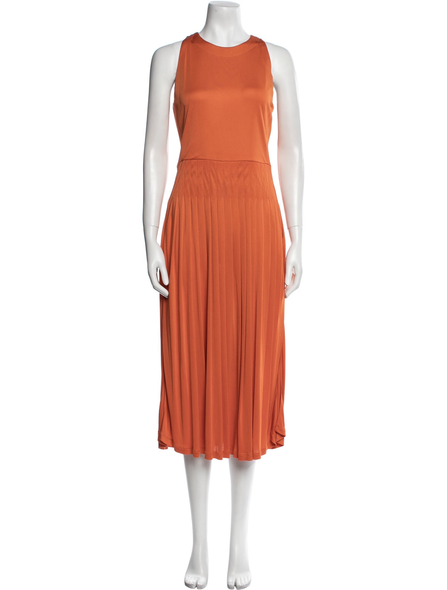 Akris Punto Crew Neck Midi Length Dress