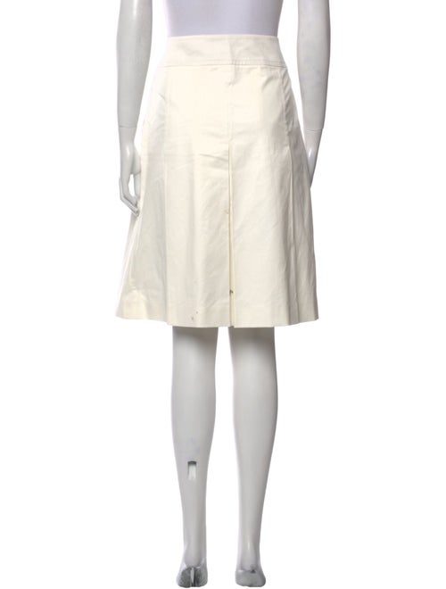 Akris Punto Pleated Accents Knee-Length Skirt