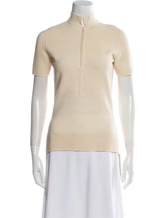 Akris Punto Wool Mock Neck Sweater