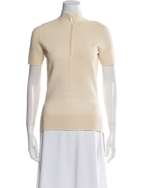 Akris Punto Wool Mock Neck Sweater