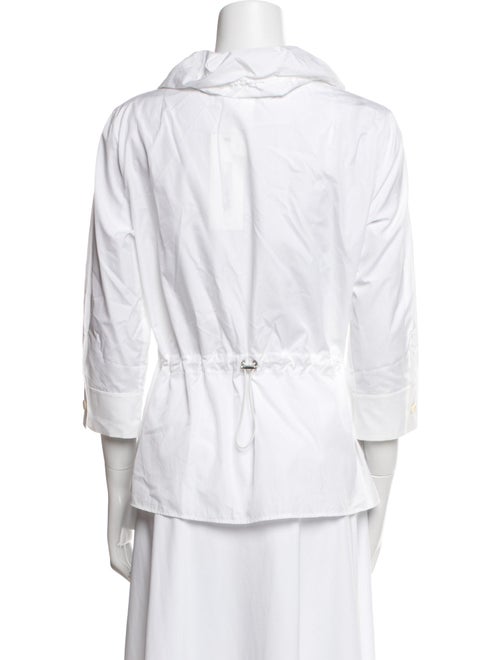 Akris Punto V-Neck Three-Quarter Sleeve Tunic