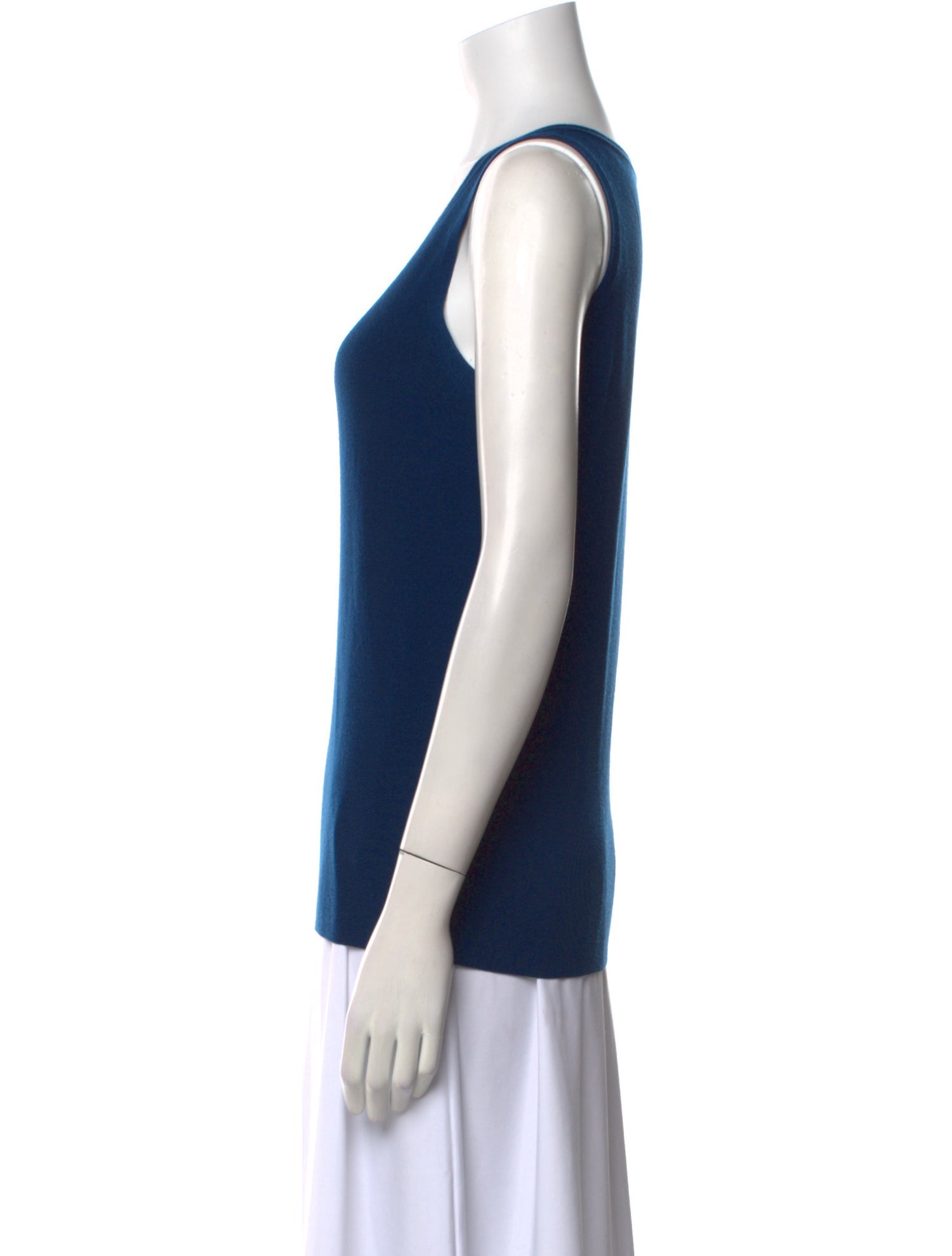 Akris Punto Wool Scoop Neck Top
