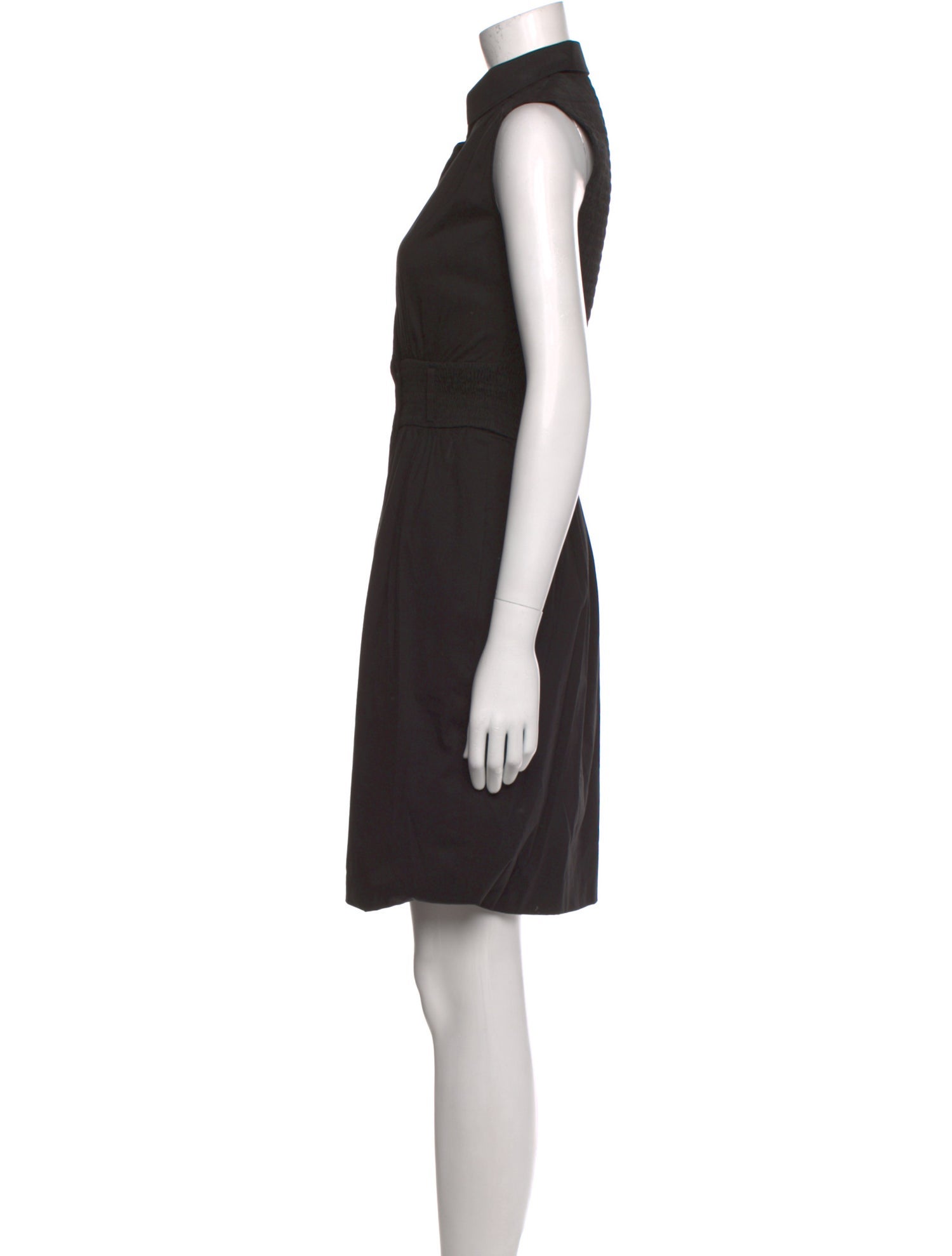 Akris Punto Mock Neck Knee-Length Dress