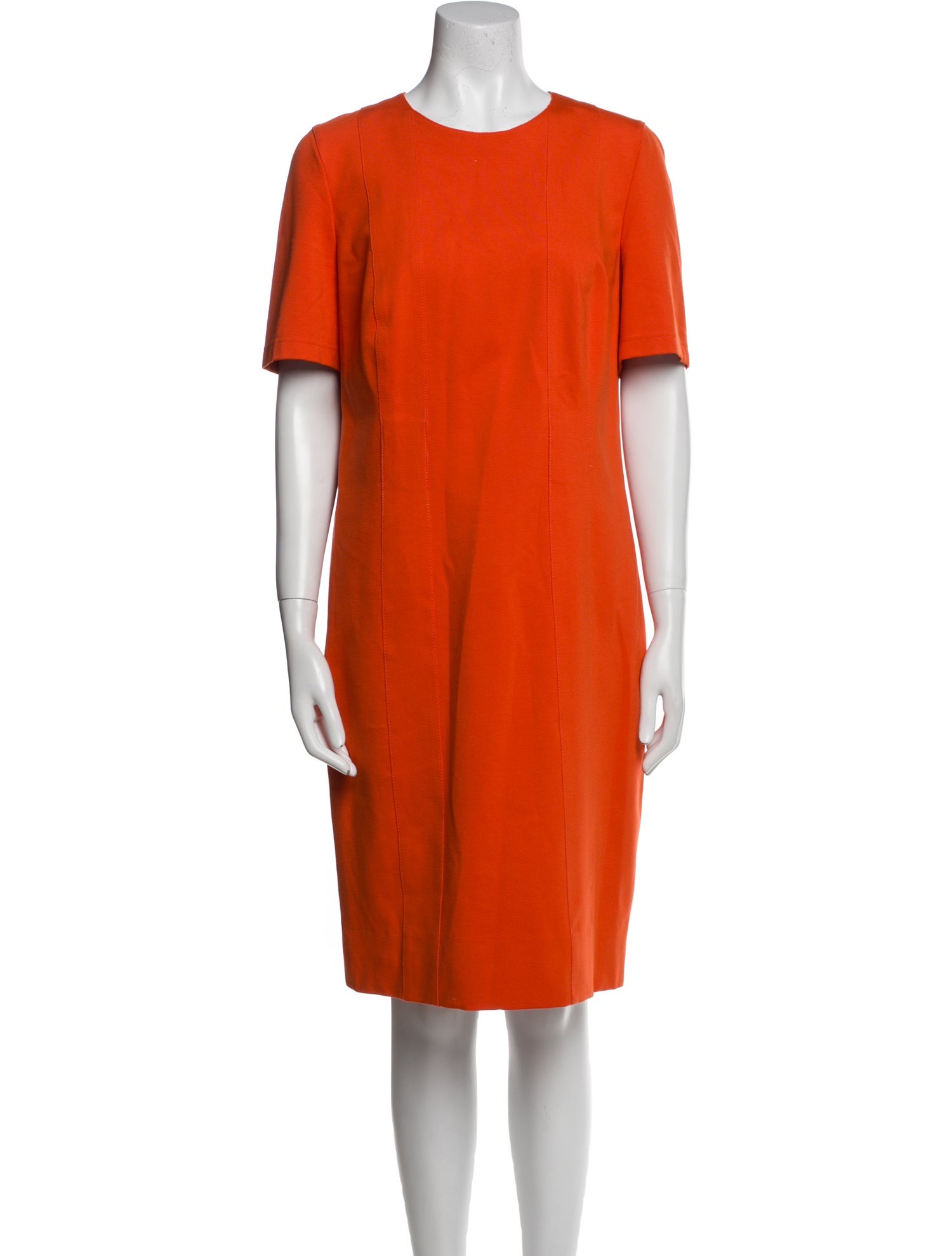 Akris Punto Crew Neck Knee-Length Dress