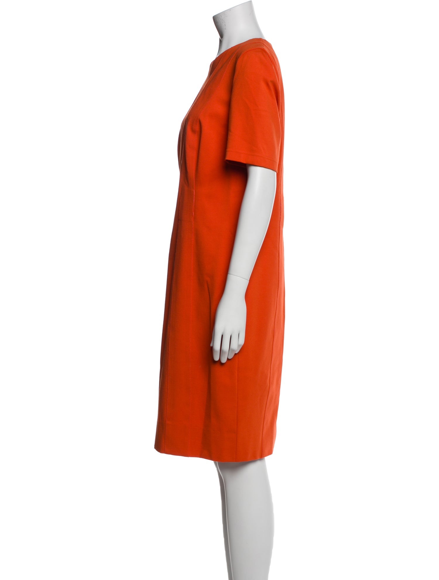 Akris Punto Crew Neck Knee-Length Dress