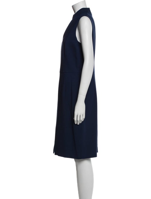 Akris Punto V-Neck Midi Length Dress