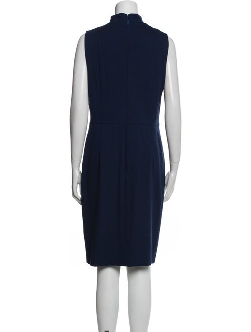 Akris Punto V-Neck Midi Length Dress