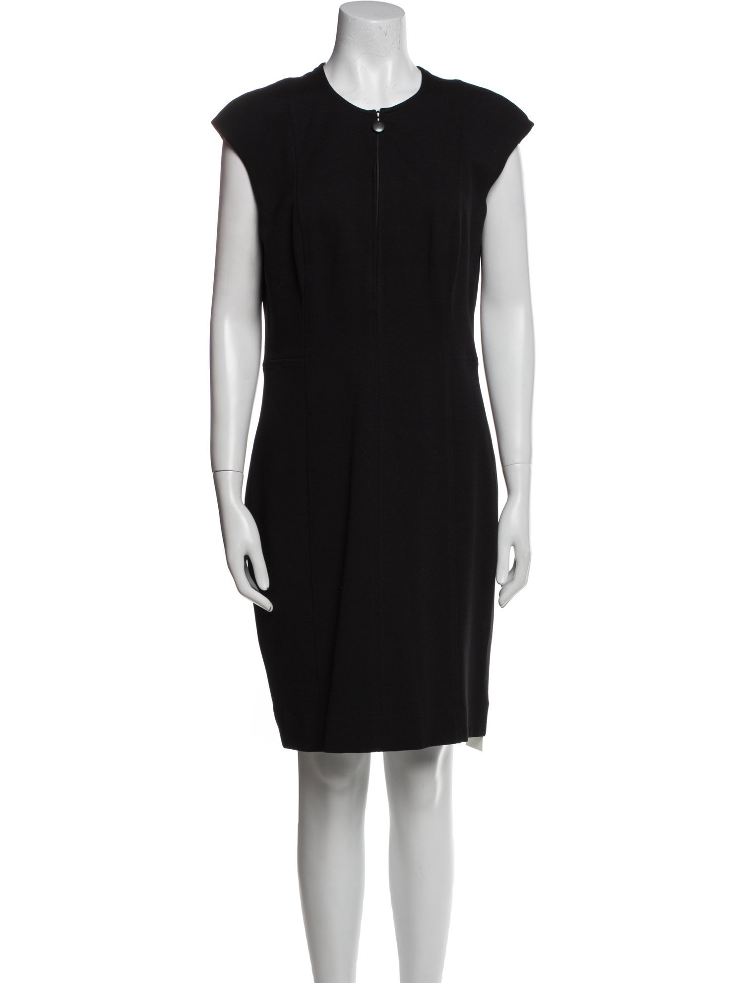 Akris Punto Crew Neck Knee-Length Dress