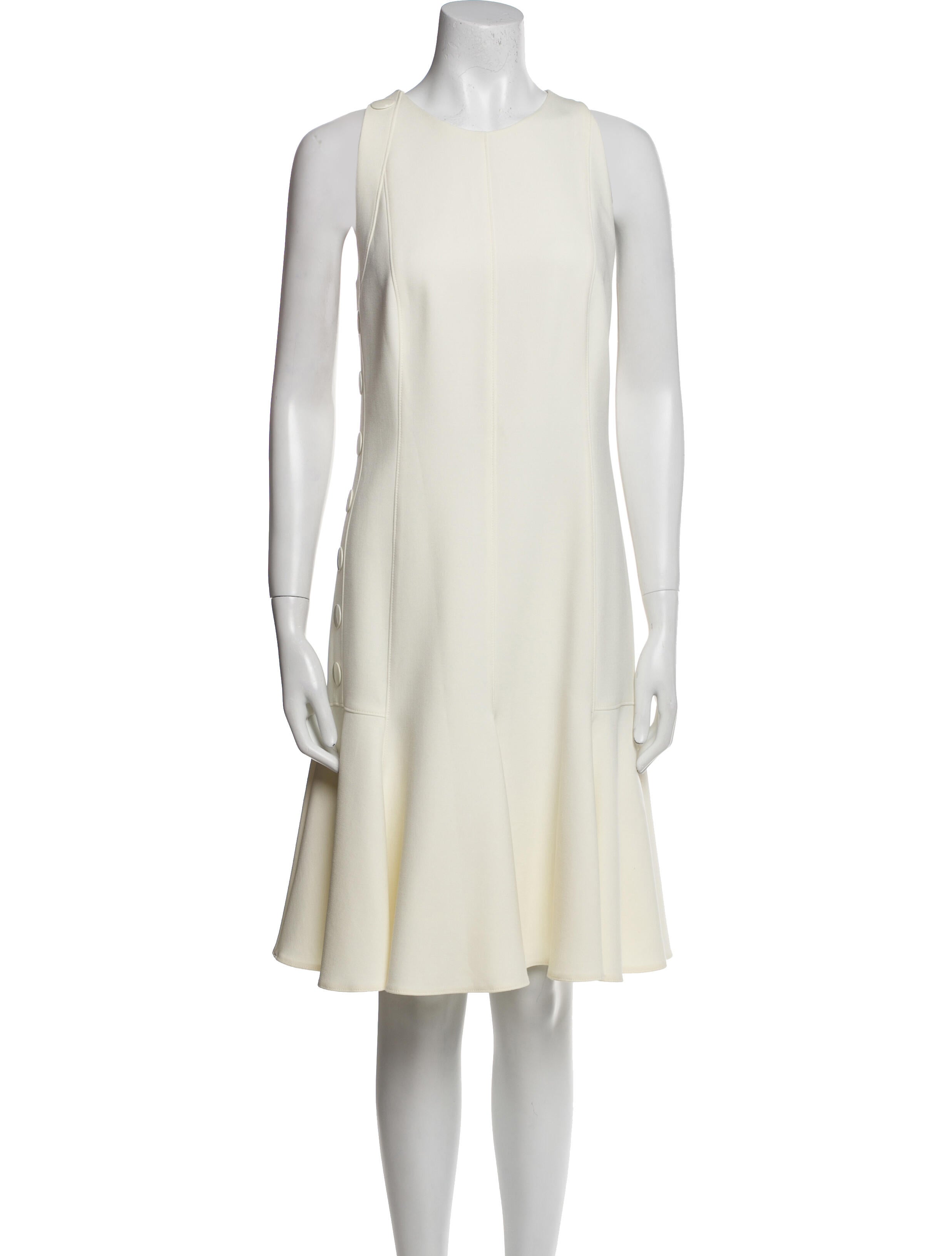 Akris Punto Crew Neck Knee-Length Dress