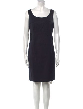 Akris Punto Scoop Neck Mini Dress