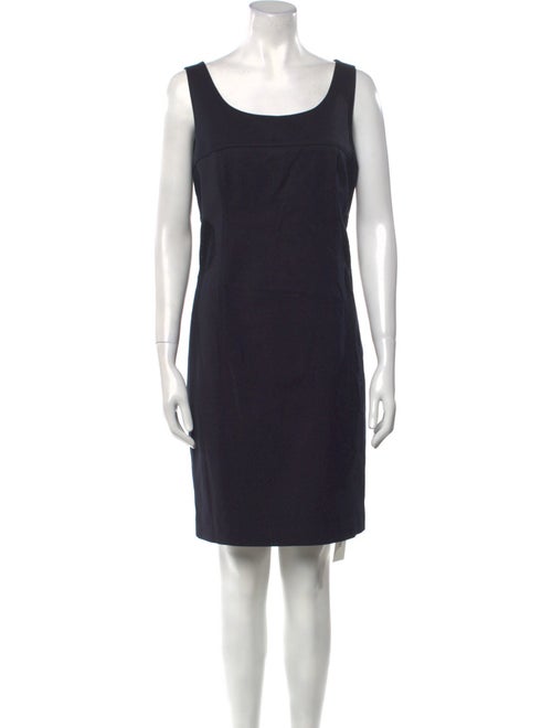 Akris Punto Scoop Neck Mini Dress