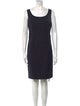 Akris Punto Scoop Neck Mini Dress