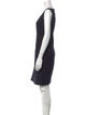 Akris Punto Scoop Neck Mini Dress