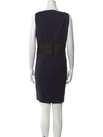 Akris Punto Scoop Neck Mini Dress