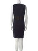 Akris Punto Scoop Neck Mini Dress