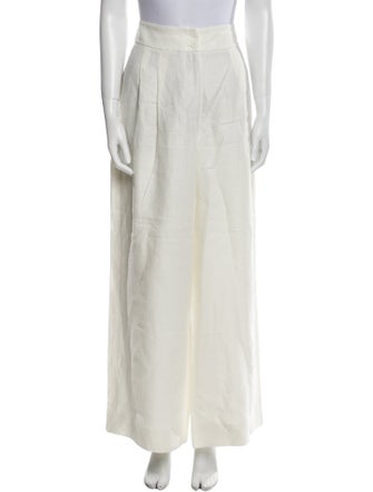 Akris Punto Linen Wide Leg Pants