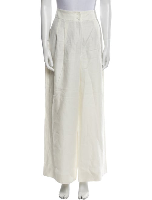 Akris Punto Linen Wide Leg Pants