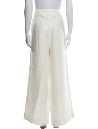 Akris Punto Linen Wide Leg Pants