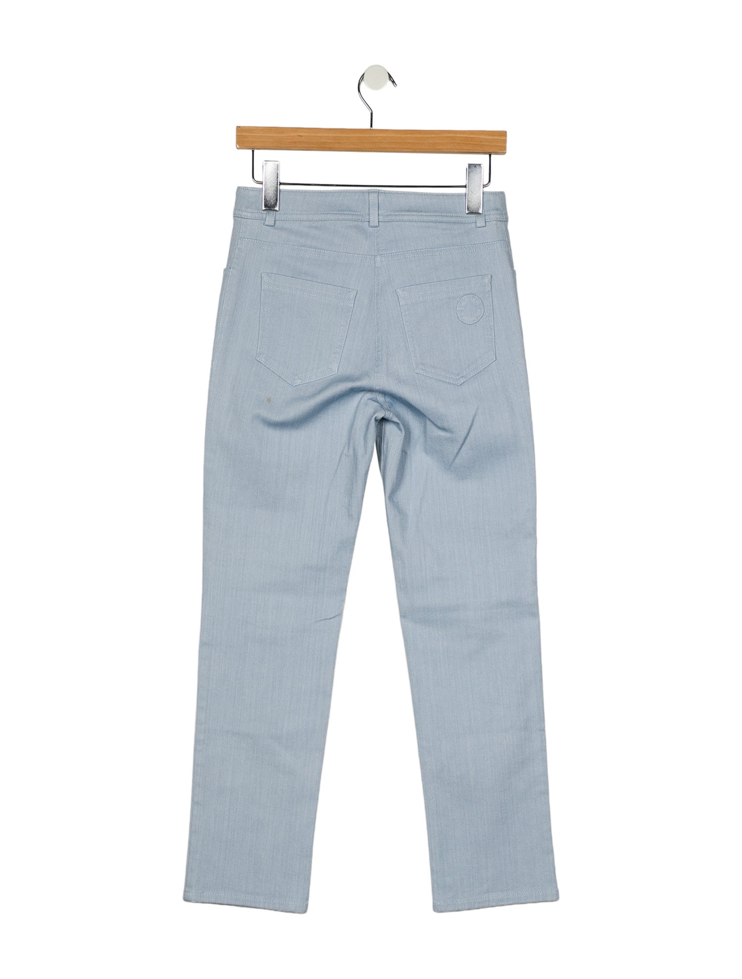 Akris Punto Mid-Rise Straight Leg Jeans