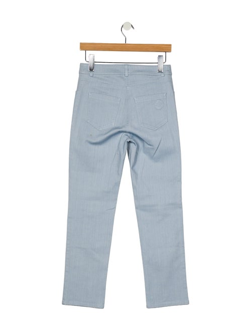 Akris Punto Mid-Rise Straight Leg Jeans