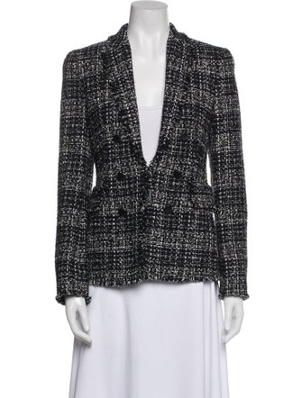 Akris Punto Plaid Print Blazer