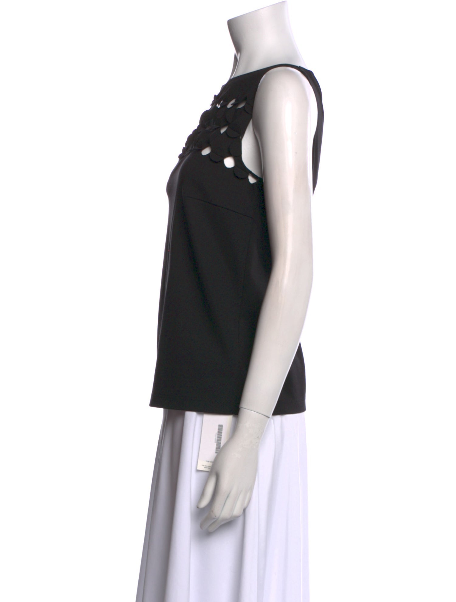 Akris Punto Bateau Neckline Sleeveless Top