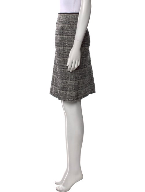 Akris Punto Tweed Pattern Knee-Length Skirt