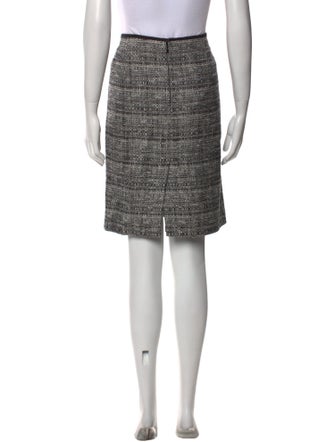 Akris Punto Tweed Pattern Knee-Length Skirt