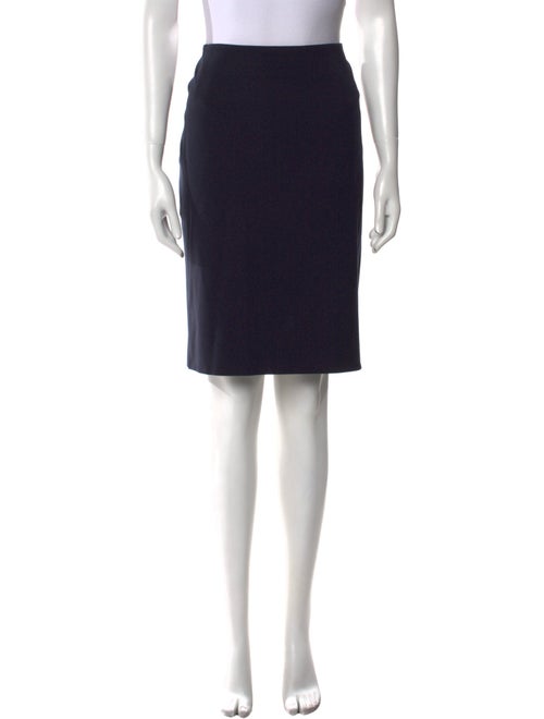 Akris Punto Pleated Accents Knee-Length Skirt