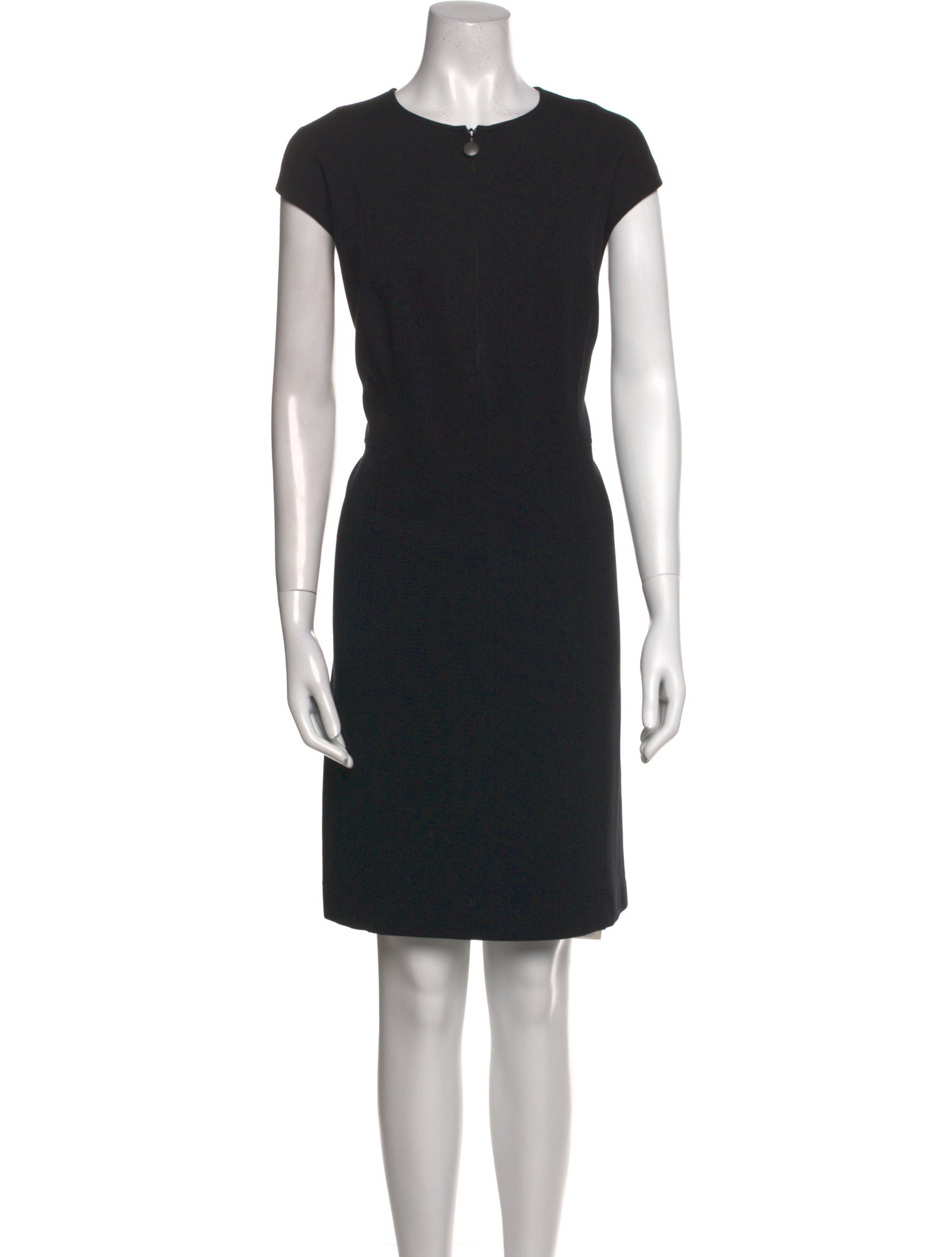 Akris Punto Crew Neck Knee-Length Dress