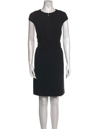 Akris Punto Crew Neck Knee-Length Dress