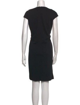 Akris Punto Crew Neck Knee-Length Dress