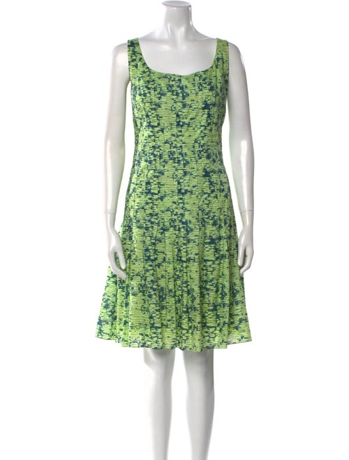 Akris Punto Printed Knee-Length Dress
