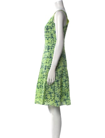 Akris Punto Printed Knee-Length Dress