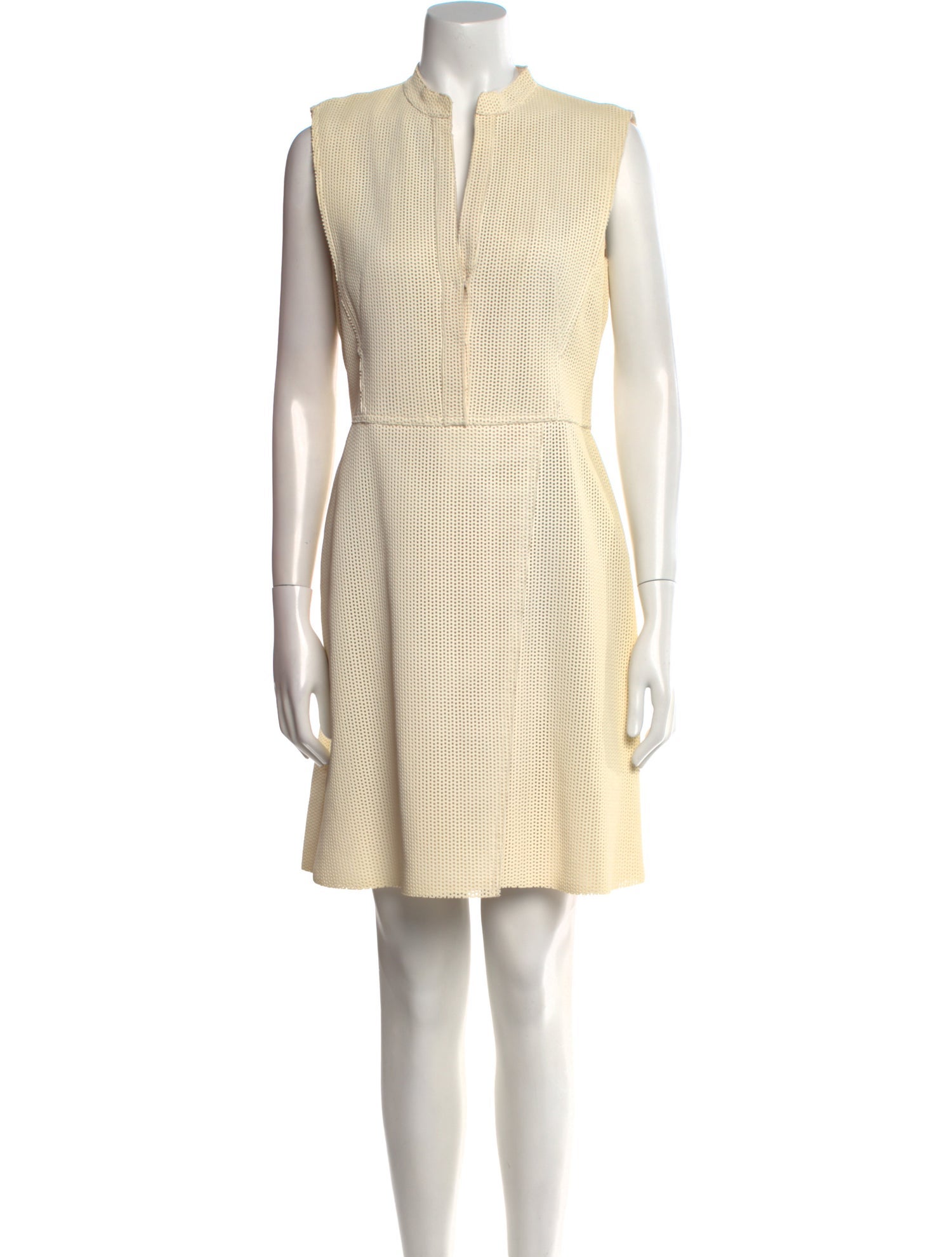Akris Punto Lambskin Mini Dress