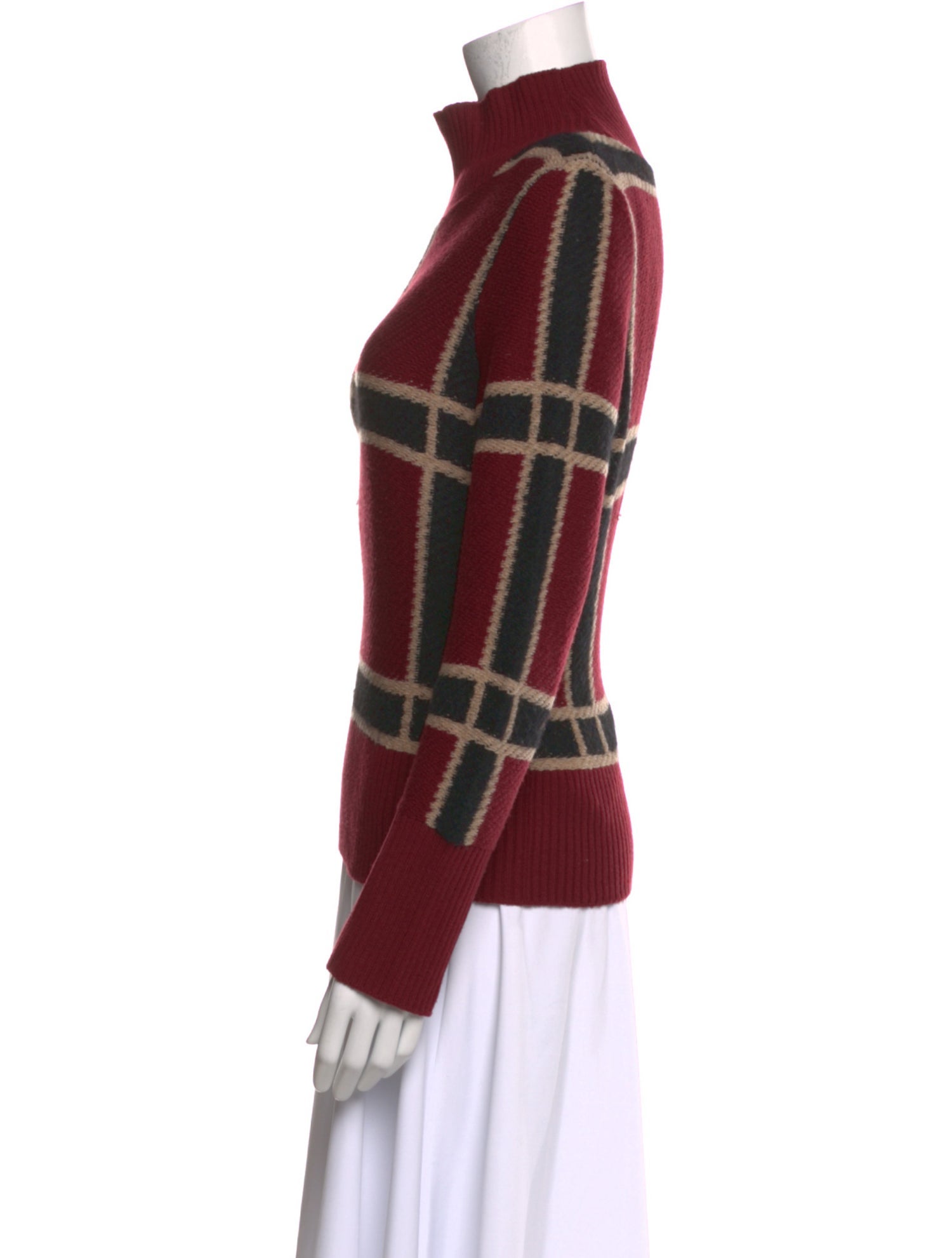 Akris Punto Virgin Wool Striped Sweater