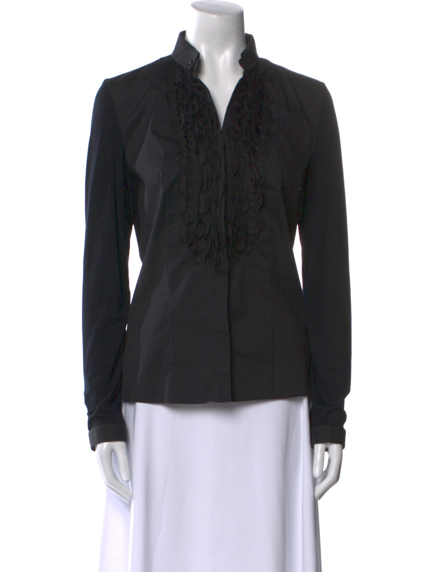 Akris Punto Long Sleeve Blouse