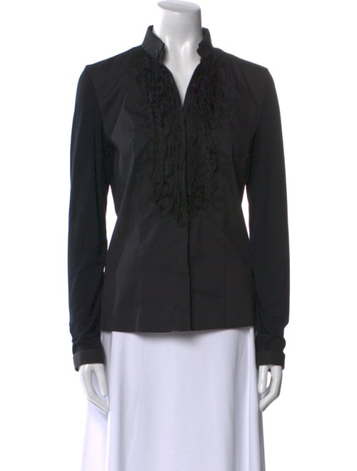Akris Punto Long Sleeve Blouse
