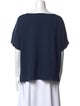 Akris Punto Scoop Neck Short Sleeve T-Shirt