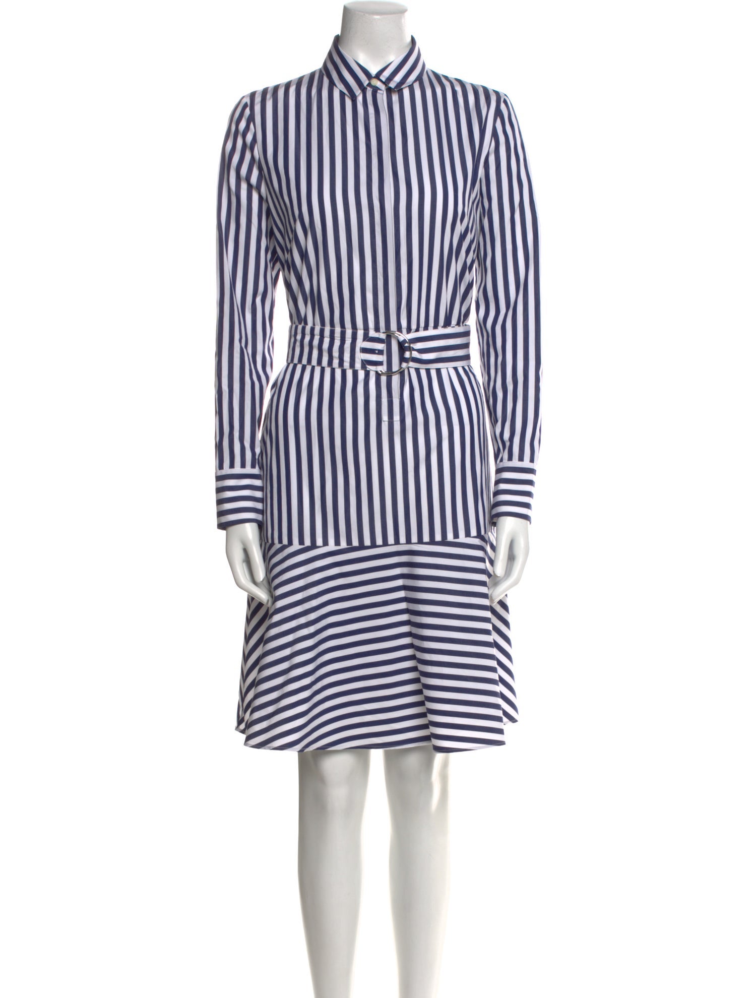 Akris Punto Striped Mini Dress