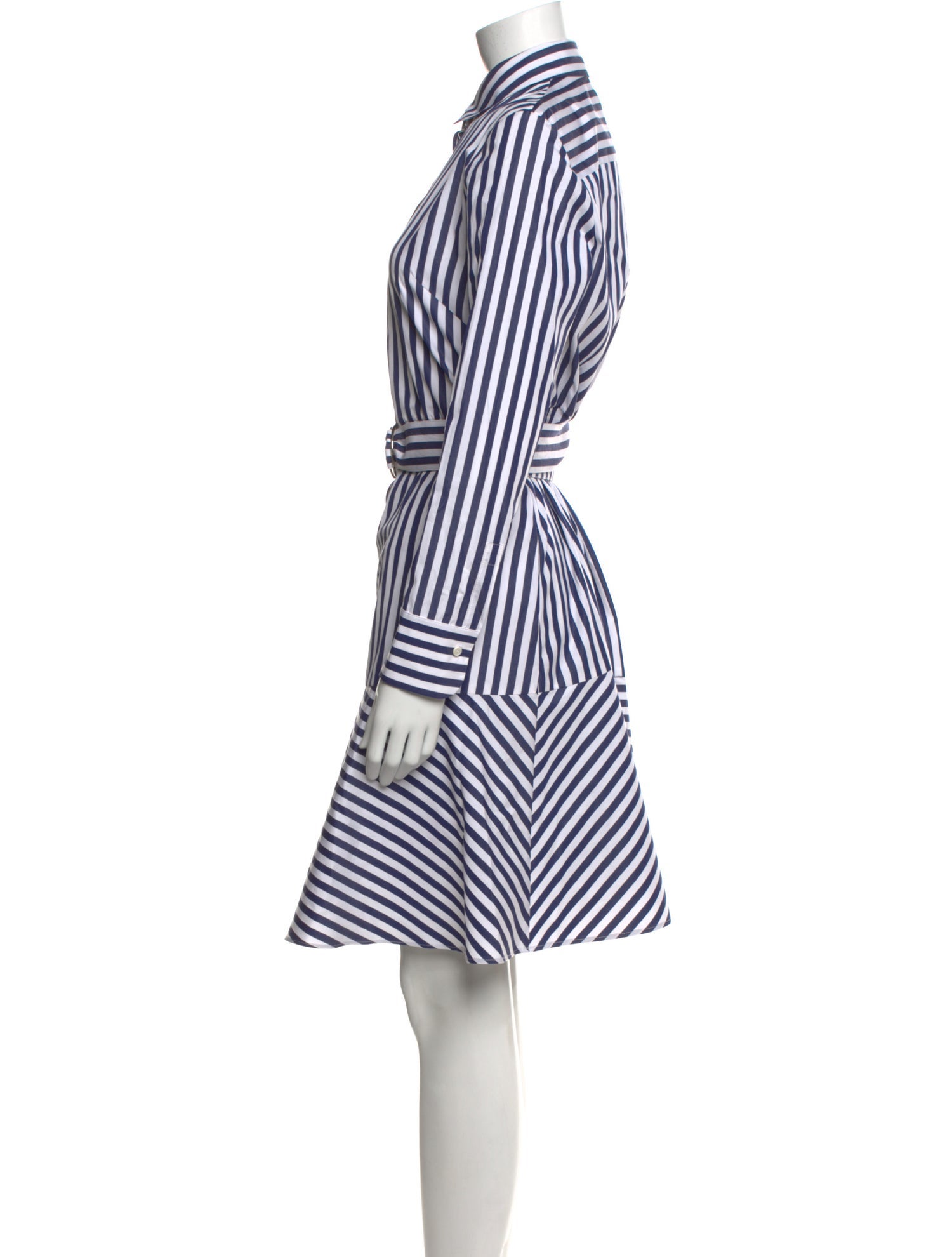 Akris Punto Striped Mini Dress